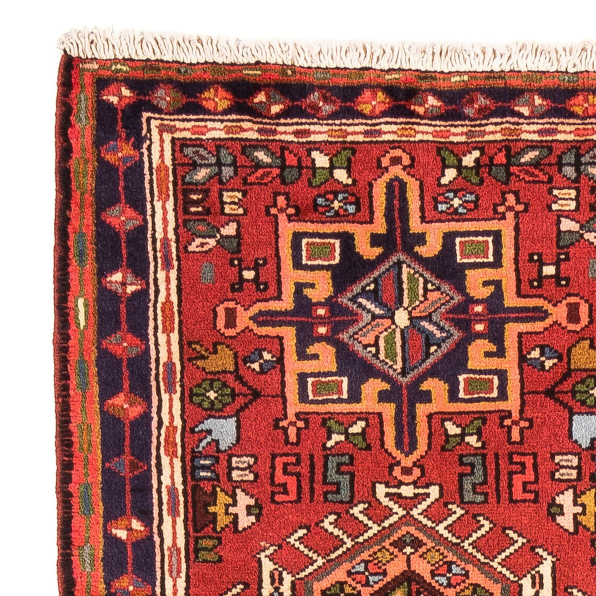 Tapis de couloir Tapis persan - Nomadic - 286 x 70 cm - rouge