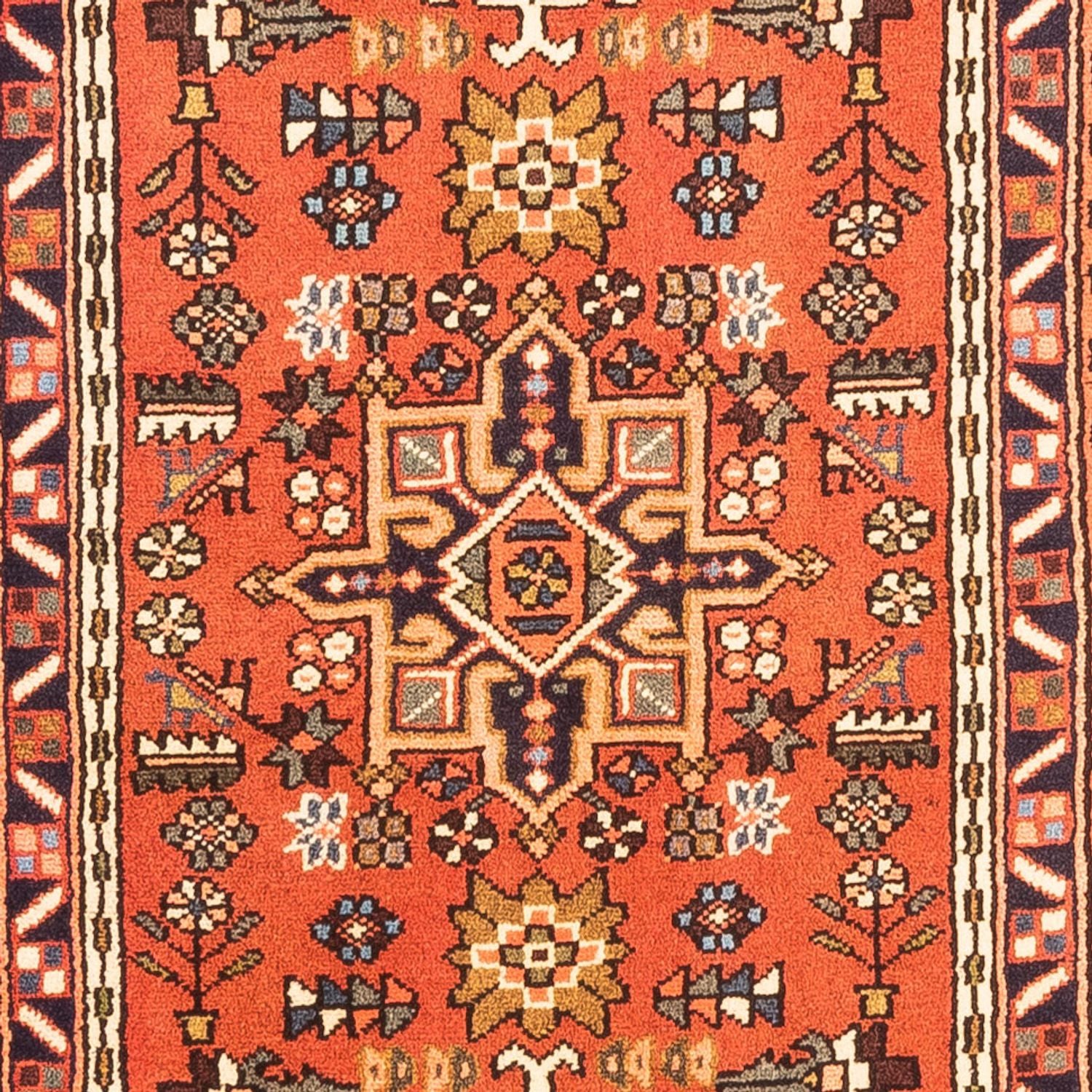 Tapis de couloir Tapis persan - Nomadic - 300 x 74 cm - rouge