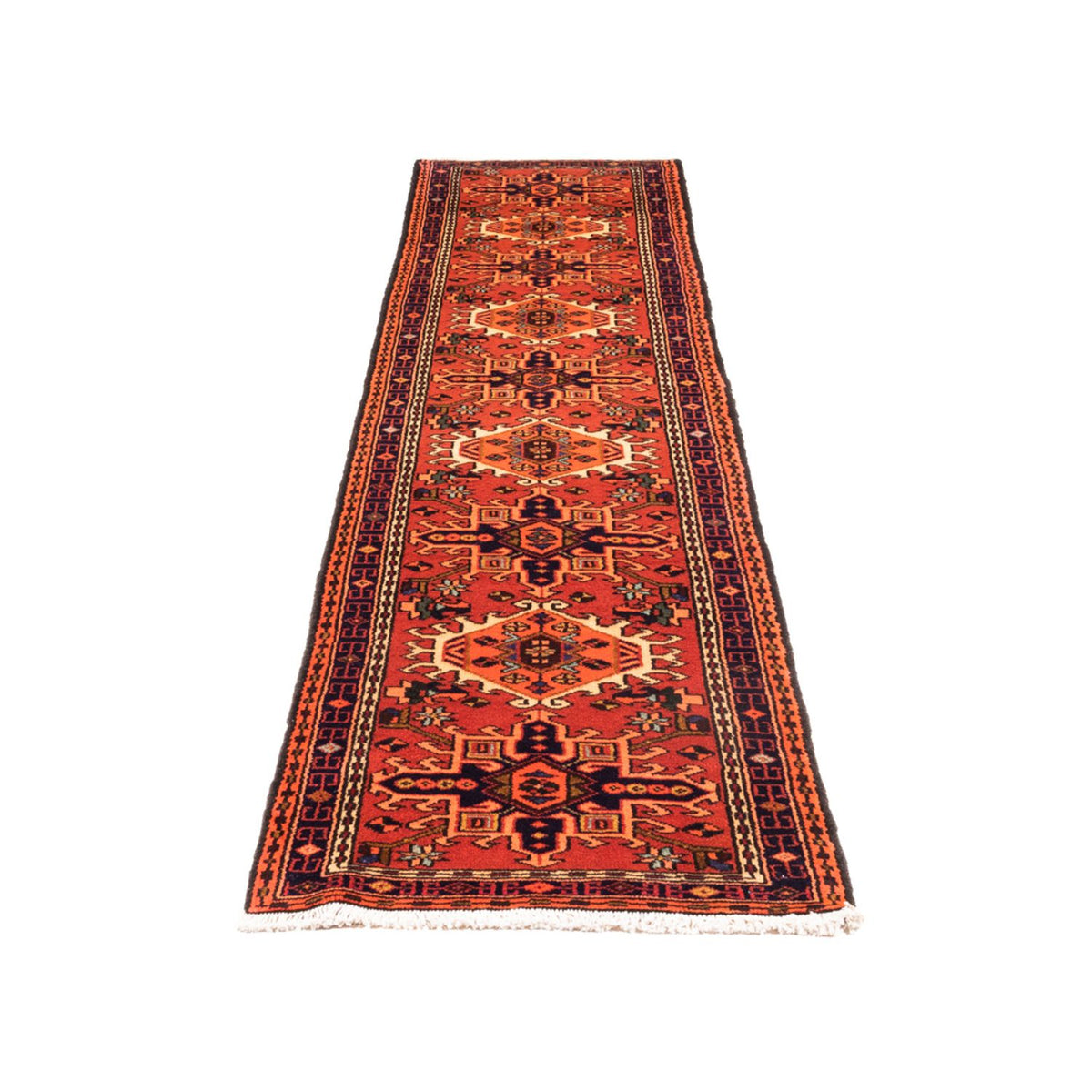 Tapis de couloir Tapis persan - Nomadic - 295 x 62 cm - rouge