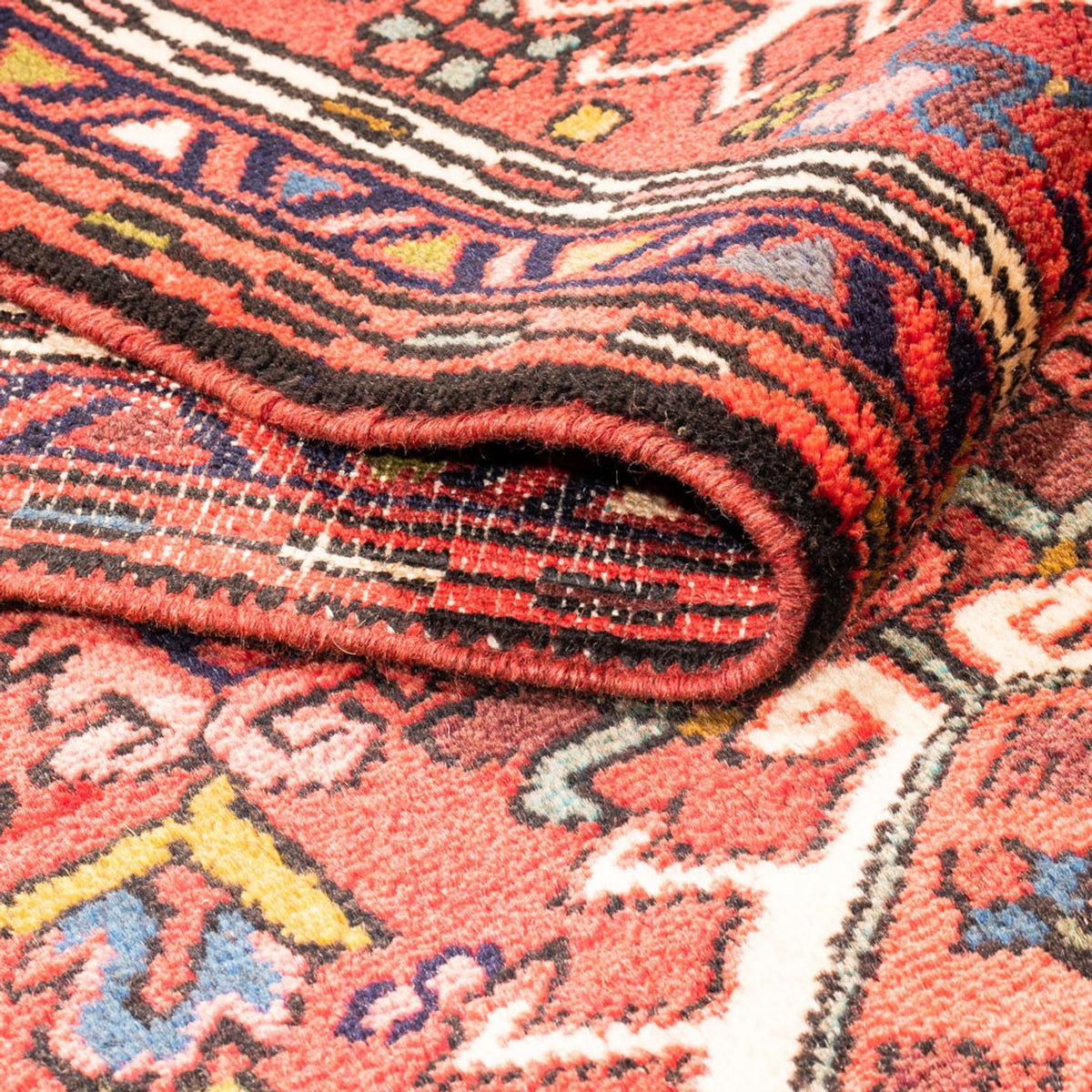 Tapis de couloir Tapis persan - Nomadic - 286 x 75 cm - rouge