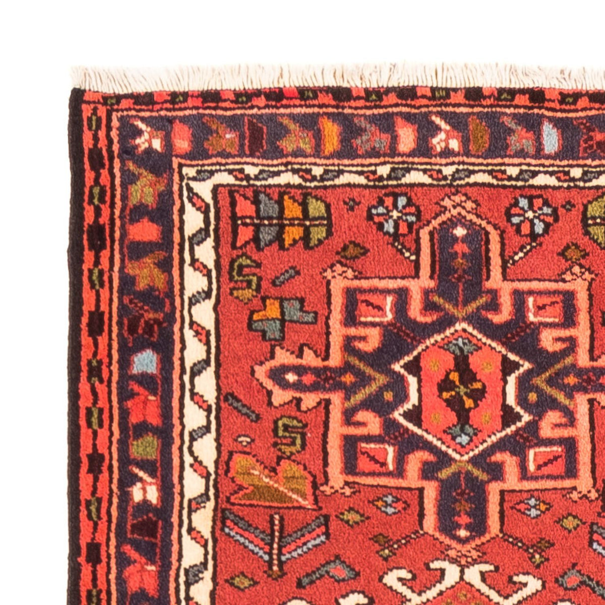 Tapis de couloir Tapis persan - Nomadic - 276 x 75 cm - rouge