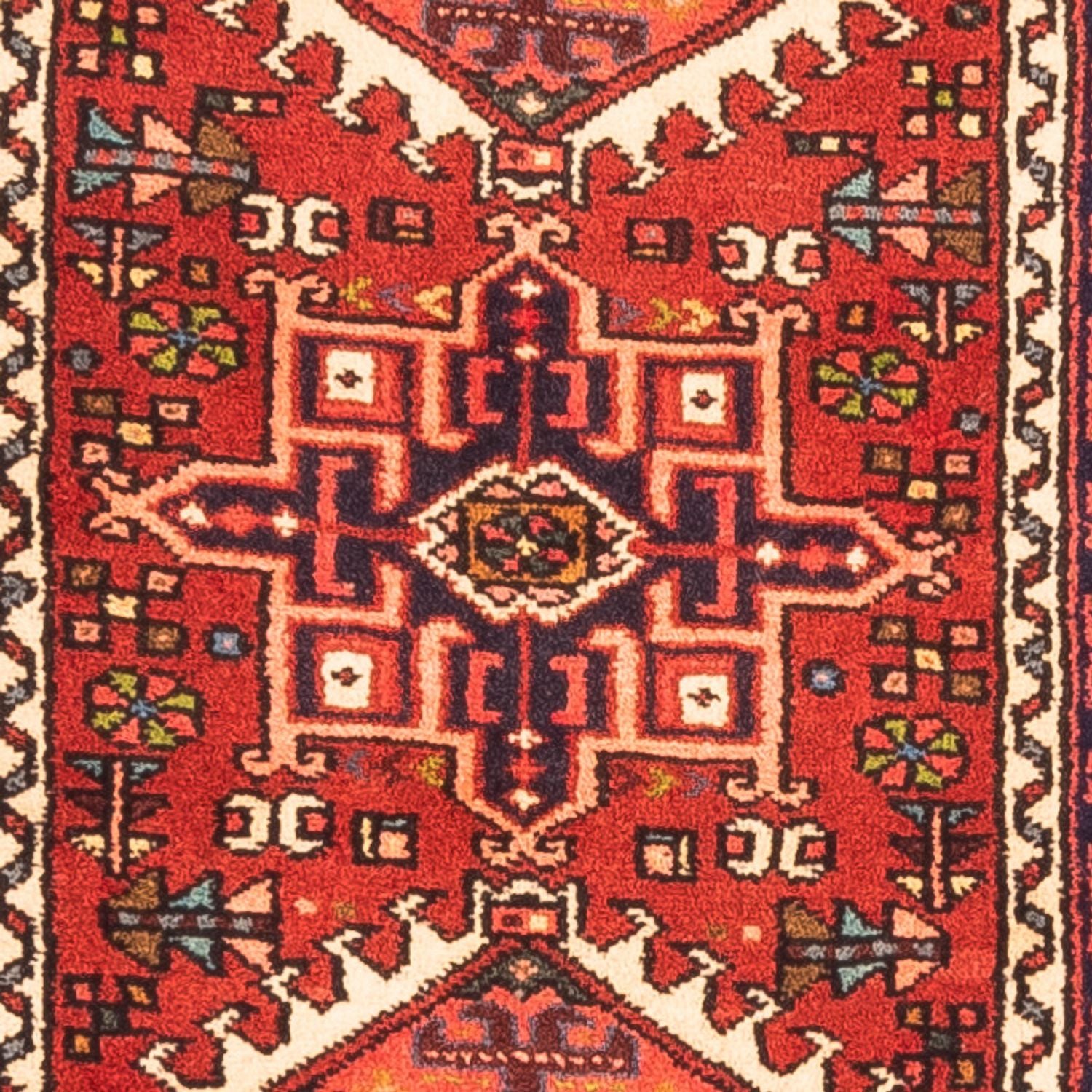 Tapis de couloir Tapis persan - Nomadic - 287 x 64 cm - rouge