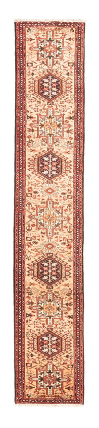 Tapis de couloir Tapis persan - Nomadic - 322 x 58 cm - crème