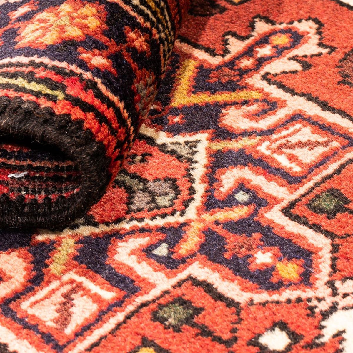 Tapis de couloir Tapis persan - Nomadic - 287 x 66 cm - rouge