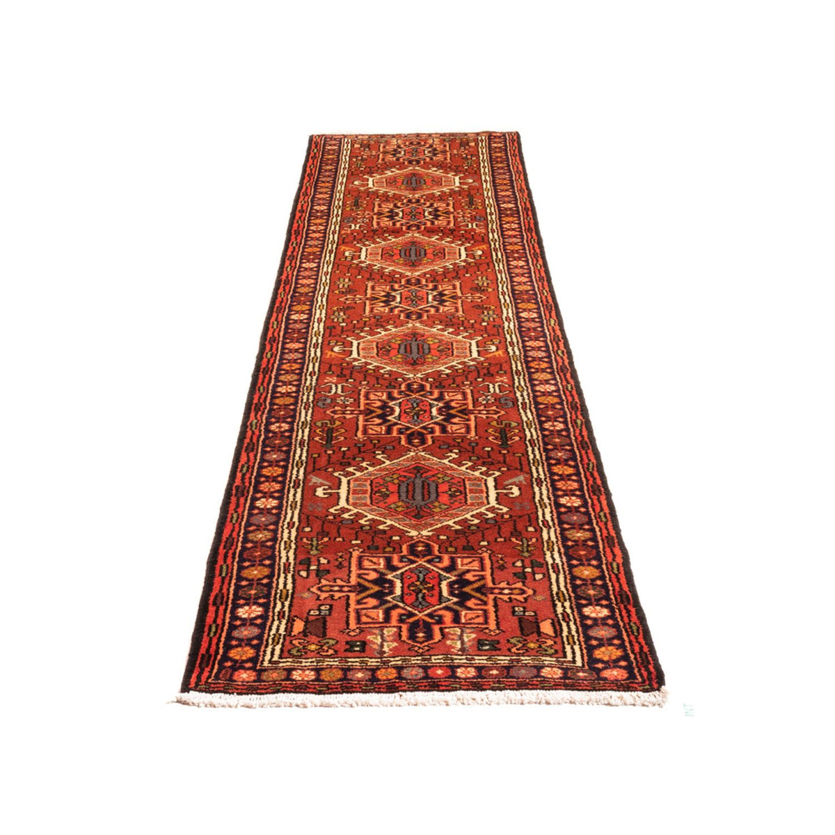 Tapis de couloir Tapis persan - Nomadic - 287 x 66 cm - rouge
