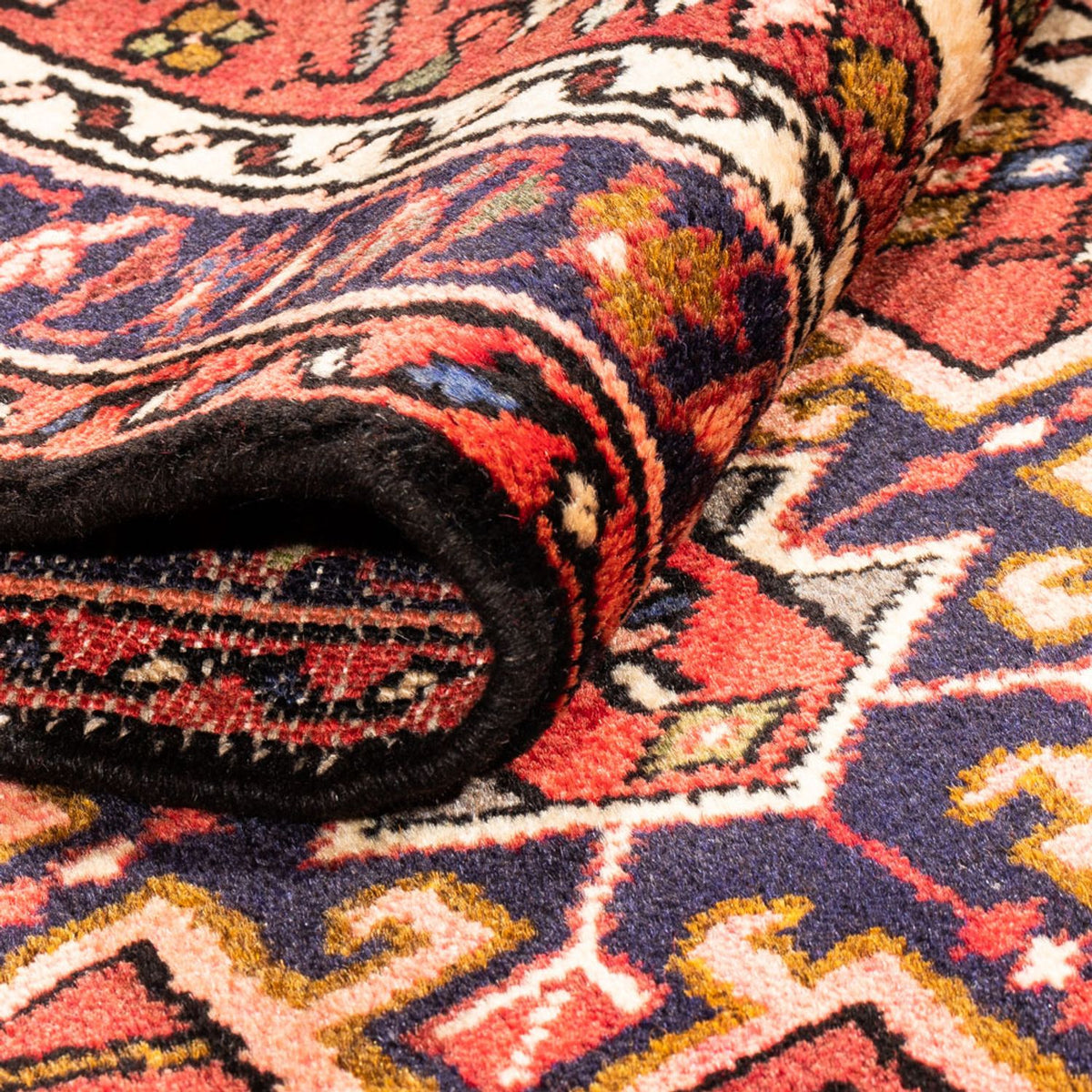 Tapis de couloir Tapis persan - Nomadic - 284 x 68 cm - rouge