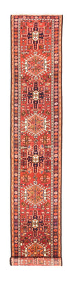 Tapis de couloir Tapis persan - Nomadic - 400 x 70 cm - rouge