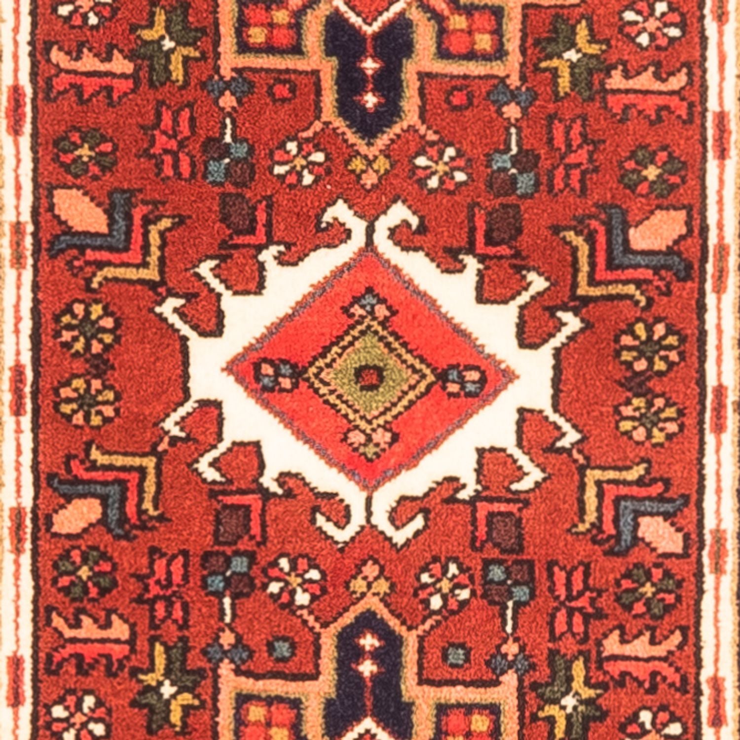 Tapis de couloir Tapis persan - Nomadic - 188 x 60 cm - rouge