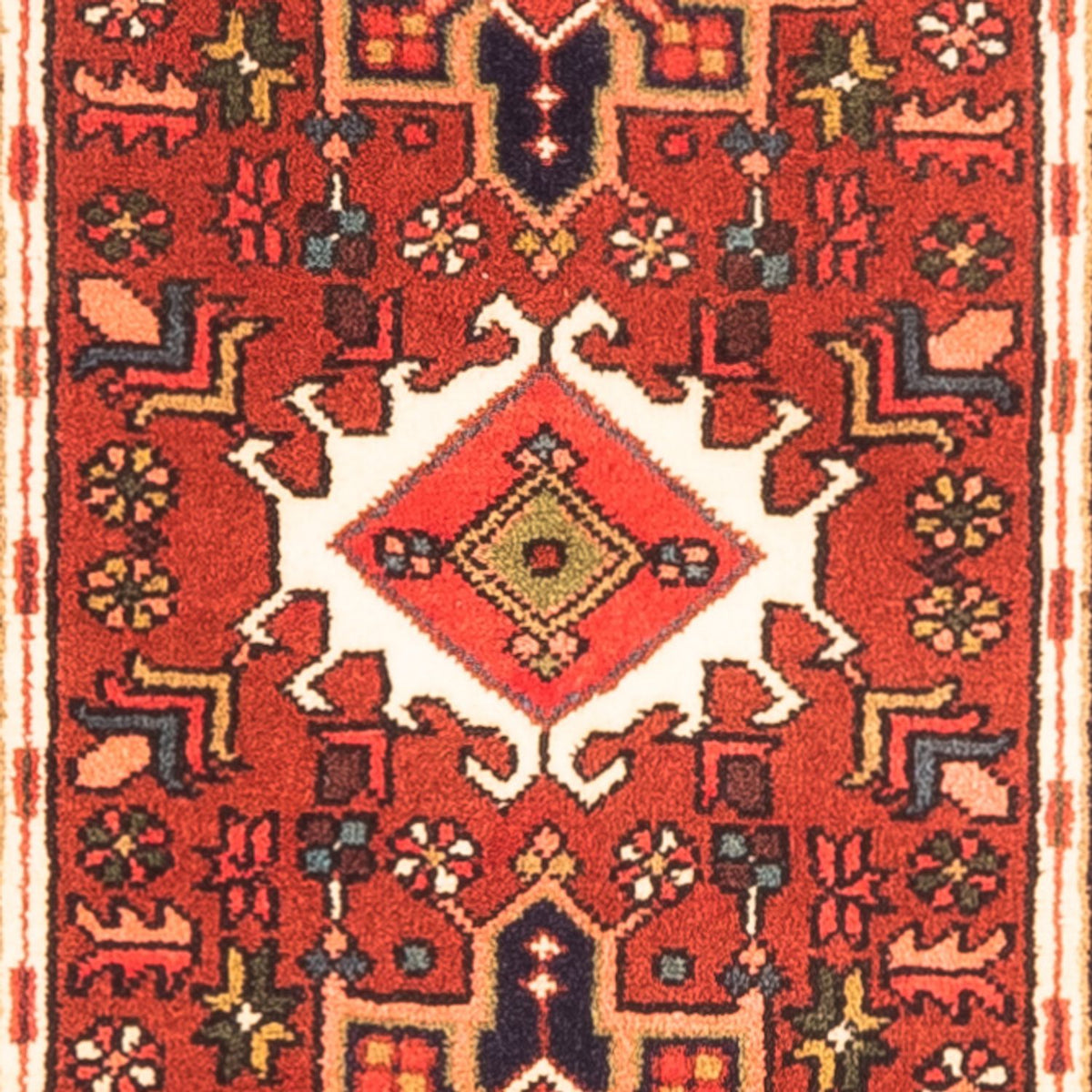 Tapis de couloir Tapis persan - Nomadic - 188 x 60 cm - rouge