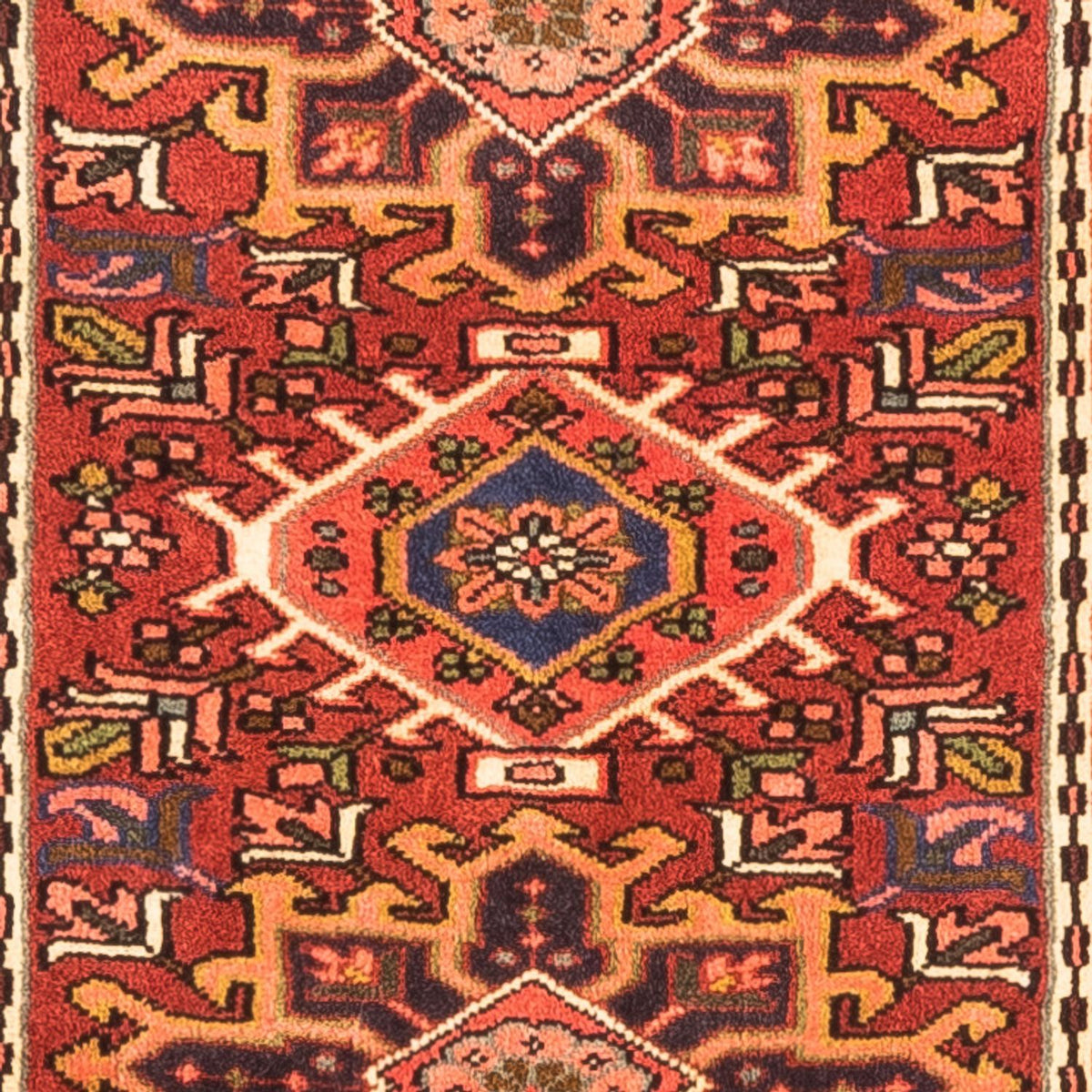 Tapis de couloir Tapis persan - Nomadic - 201 x 70 cm - rouge