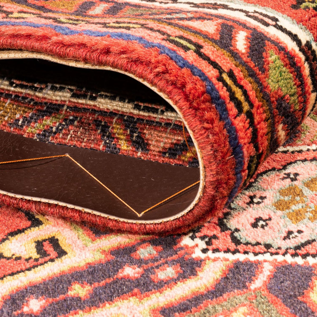 Tapis de couloir Tapis persan - Nomadic - 201 x 70 cm - rouge