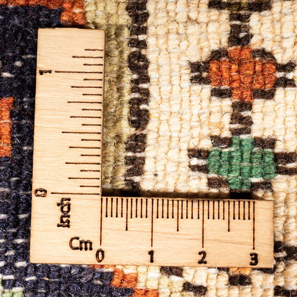 Tapis persan - Nomadic - 146 x 70 cm - bleu foncé