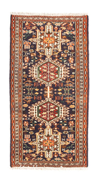 Tapis persan - Nomadic - 138 x 73 cm - rouge