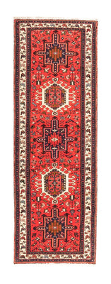 Tapis de couloir Tapis persan - Nomadic - 200 x 69 cm - rouge