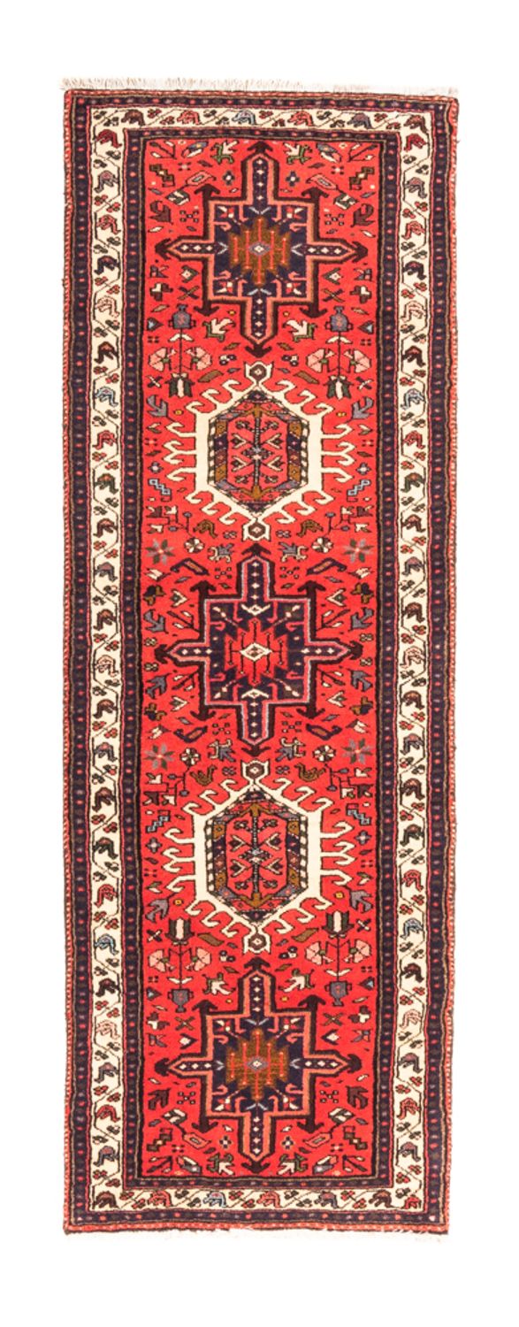 Tapis de couloir Tapis persan - Nomadic - 200 x 69 cm - rouge