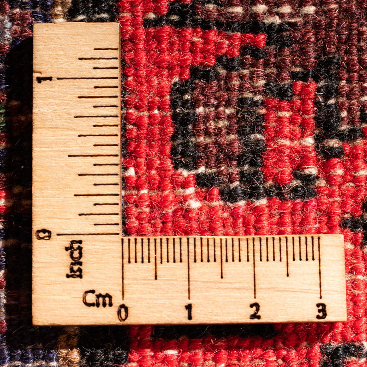 Tapis de couloir Tapis persan - Nomadic - 200 x 69 cm - rouge