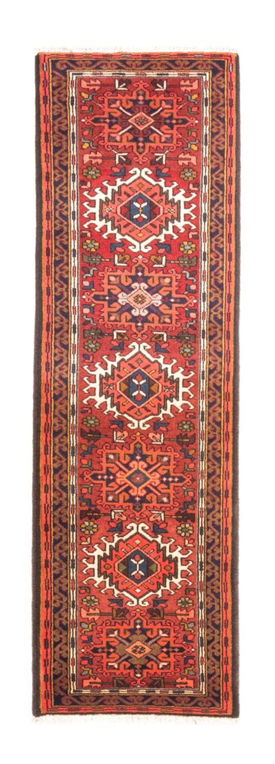 Tapis de couloir Tapis persan - Nomadic - 206 x 64 cm - rouge