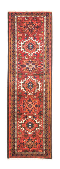 Tapis de couloir Tapis persan - Nomadic - 206 x 64 cm - rouge