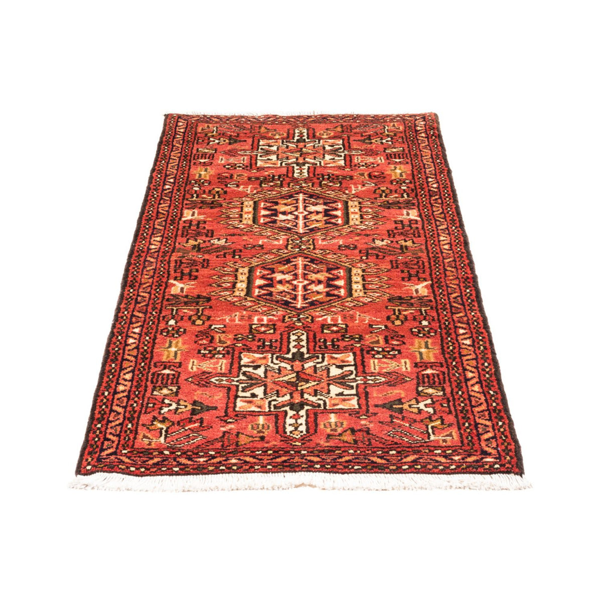 Tapis de couloir Tapis persan - Nomadic - 154 x 70 cm - rouge