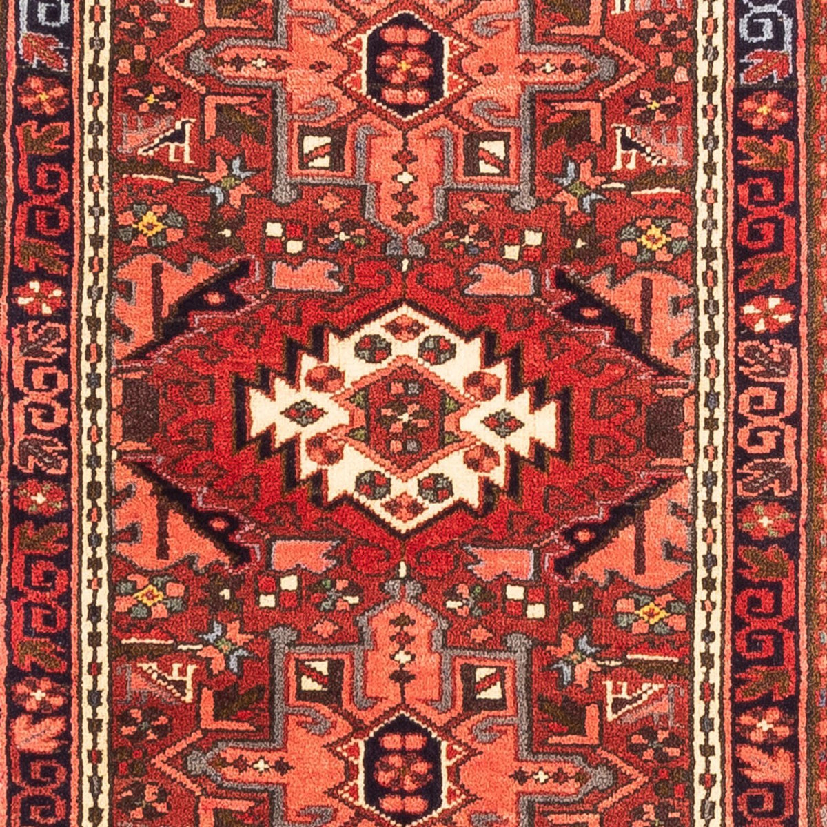 Tapis de couloir Tapis persan - Nomadic - 190 x 61 cm - rouge