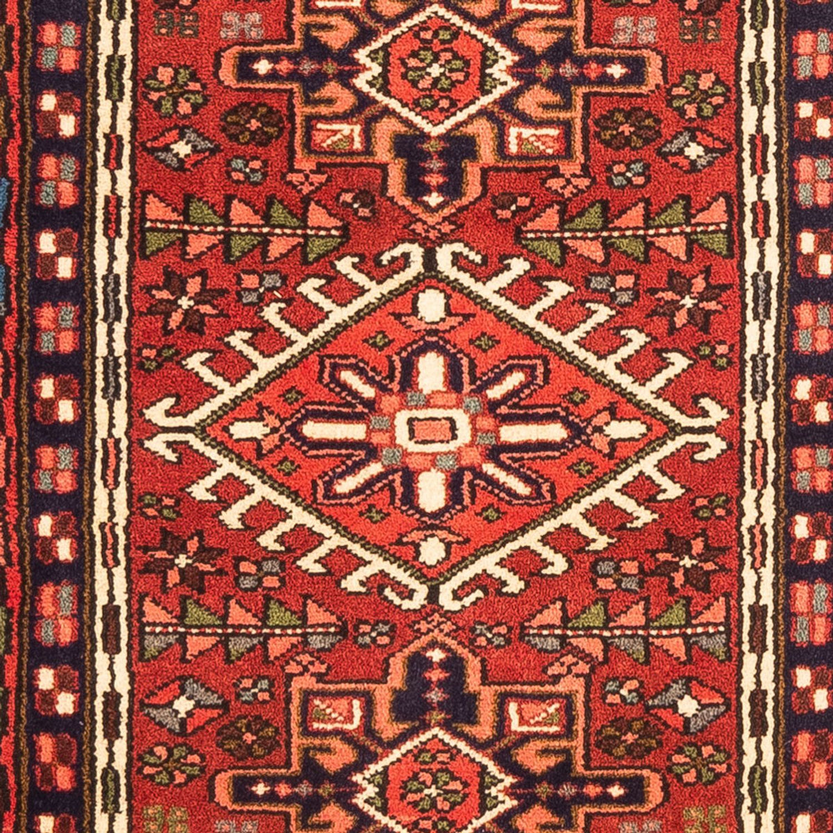 Tapis de couloir Tapis persan - Nomadic - 202 x 70 cm - rouge