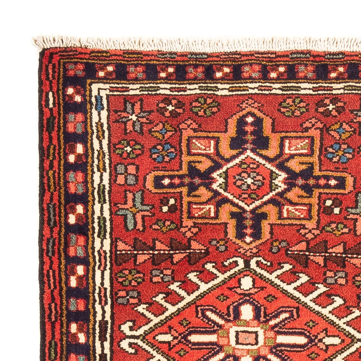 Tapis de couloir Tapis persan - Nomadic - 202 x 70 cm - rouge