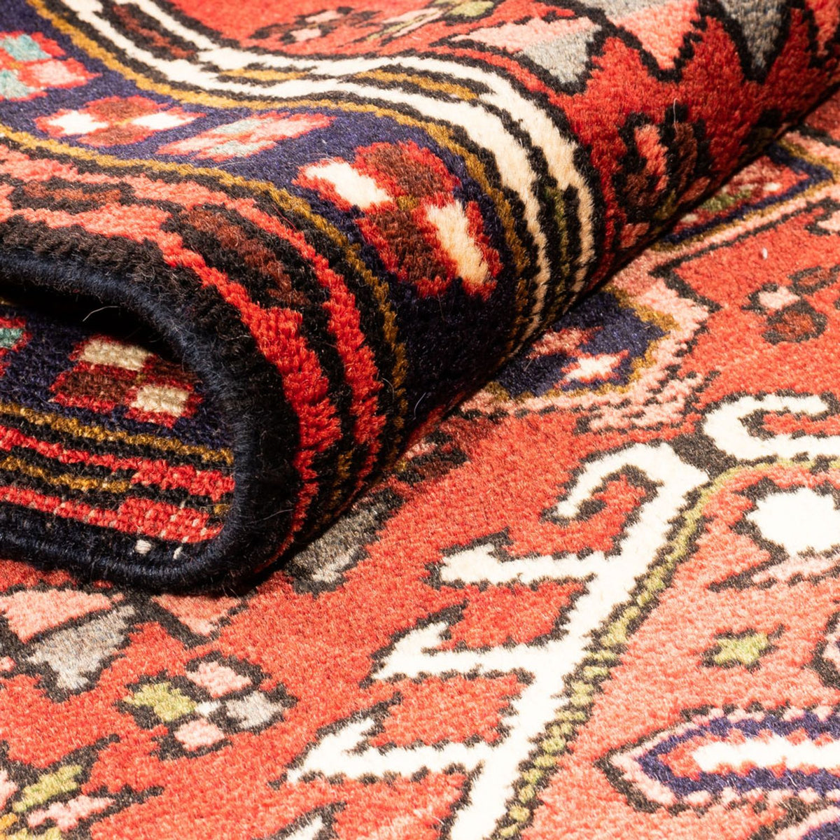 Tapis de couloir Tapis persan - Nomadic - 202 x 70 cm - rouge