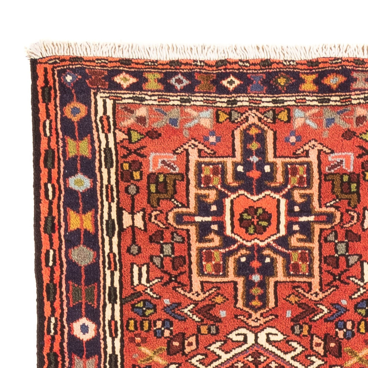 Tapis de couloir Tapis persan - Nomadic - 203 x 65 cm - rouge