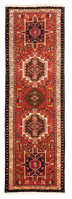 Tapis de couloir Tapis persan - Nomadic - 198 x 65 cm - rouge