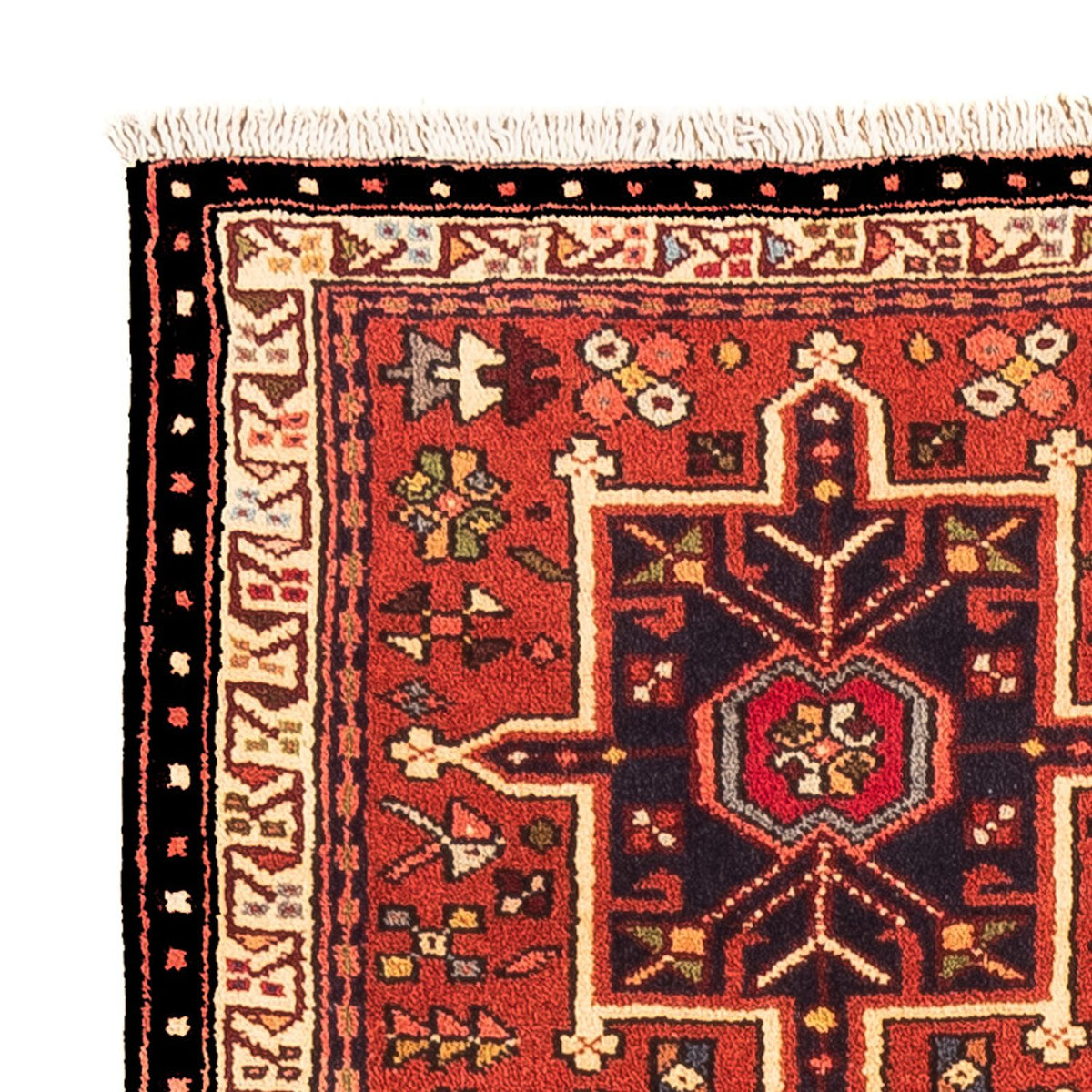 Tapis de couloir Tapis persan - Nomadic - 198 x 65 cm - rouge