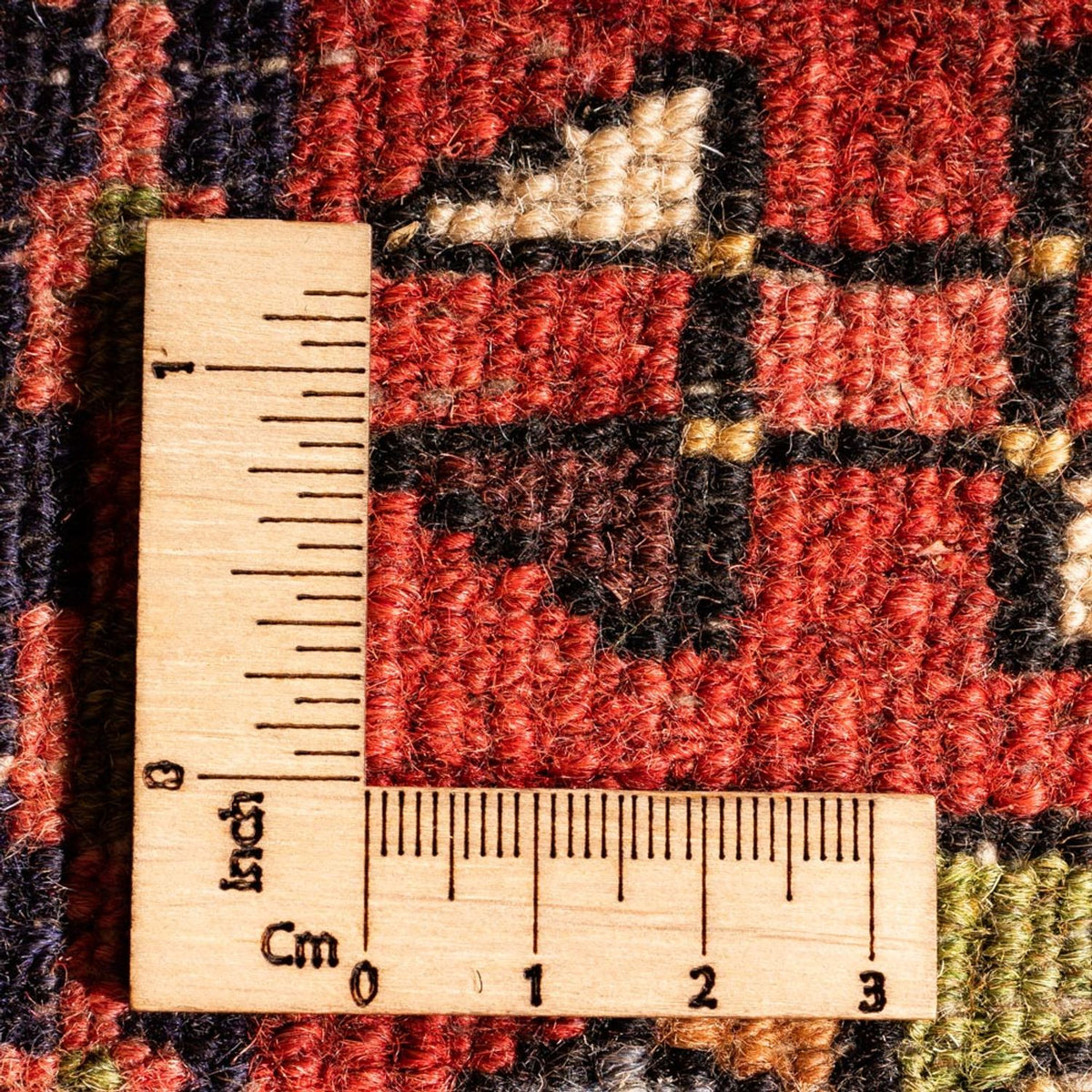 Tapis de couloir Tapis persan - Nomadic - 198 x 65 cm - rouge