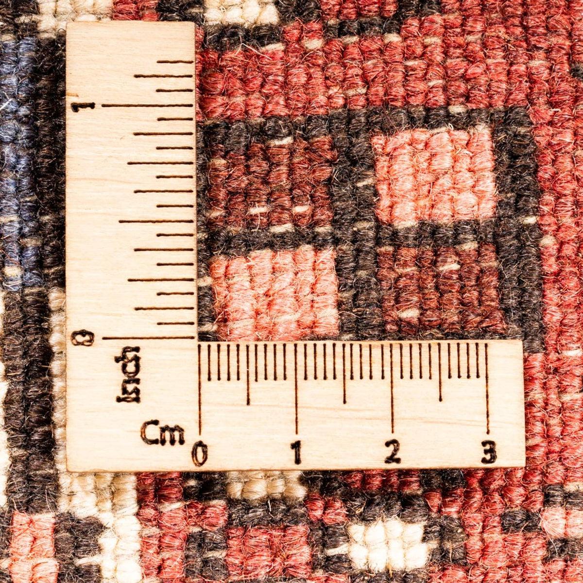 Tapis de couloir Tapis persan - Nomadic - 205 x 65 cm - rouge