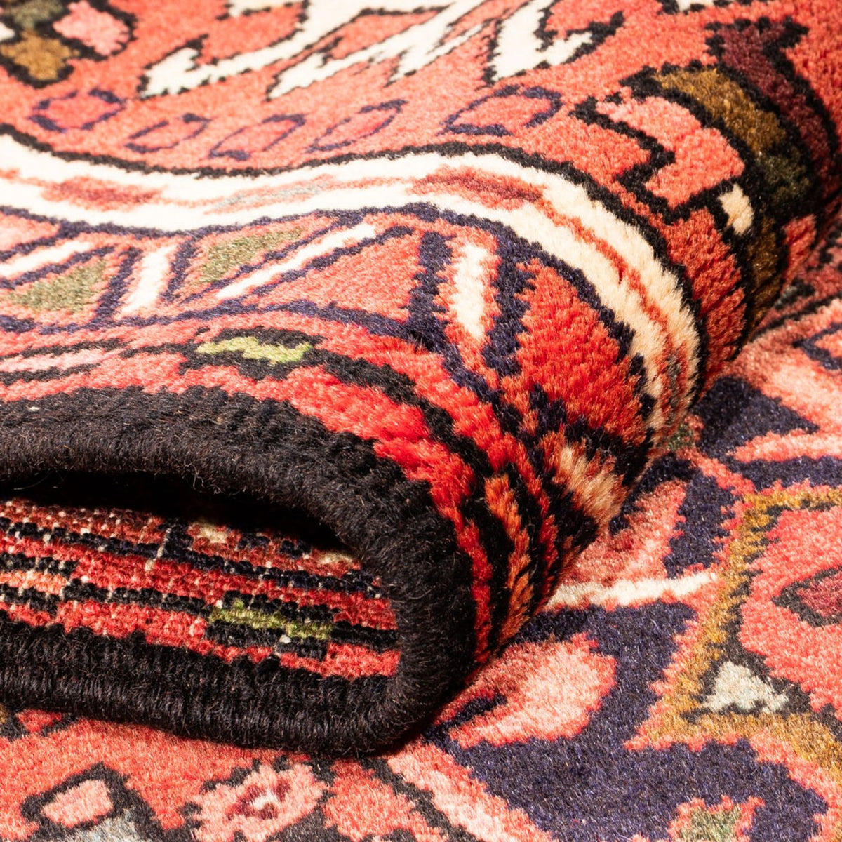 Tapis de couloir Tapis persan - Nomadic - 217 x 66 cm - rouge