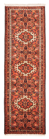 Tapis de couloir Tapis persan - Nomadic - 206 x 68 cm - rouge