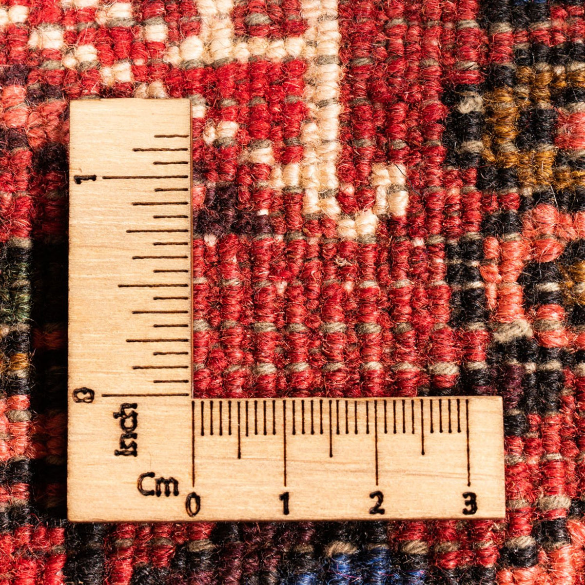 Tapis de couloir Tapis persan - Nomadic - 206 x 68 cm - rouge