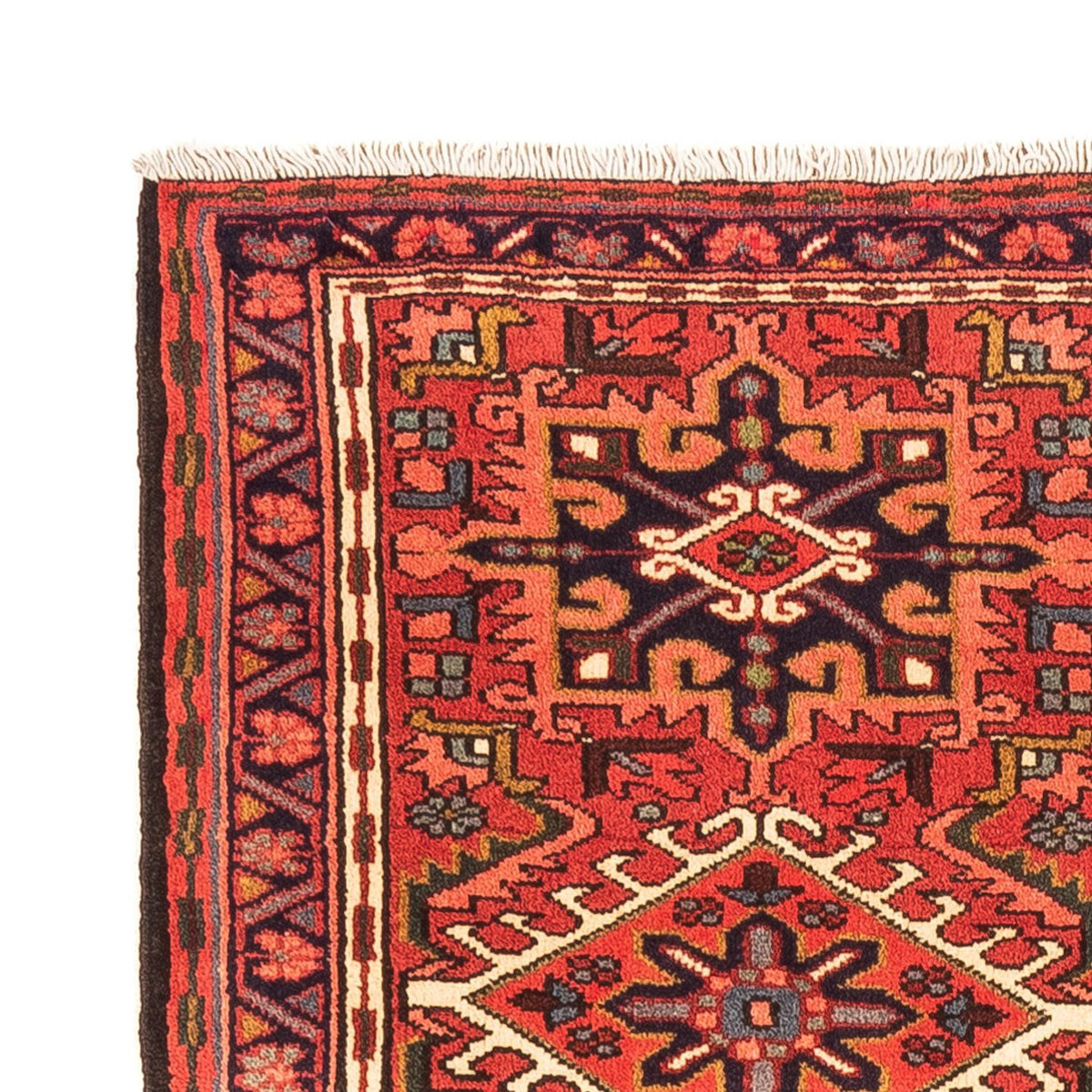 Tapis de couloir Tapis persan - Nomadic - 202 x 62 cm - rouge