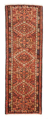 Tapis de couloir Tapis persan - Nomadic - 195 x 64 cm - rouge