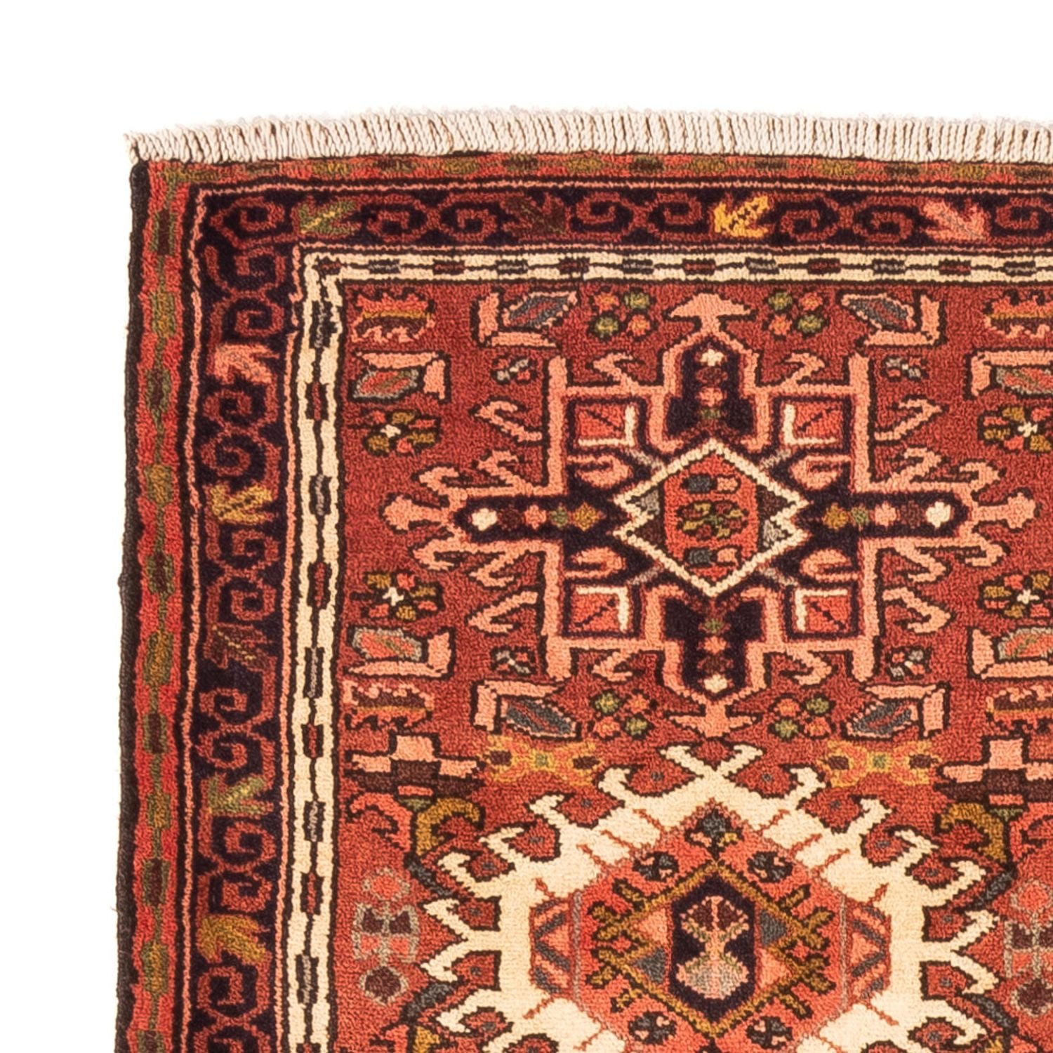 Tapis de couloir Tapis persan - Nomadic - 202 x 71 cm - rouge