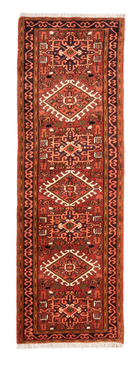 Tapis de couloir Tapis persan - Nomadic - 201 x 68 cm - rouge