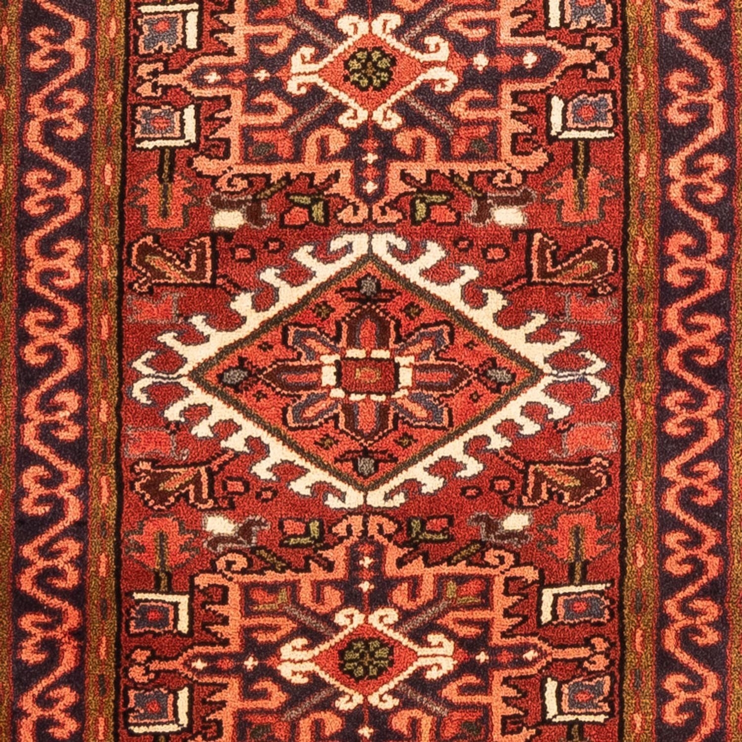Tapis de couloir Tapis persan - Nomadic - 201 x 68 cm - rouge