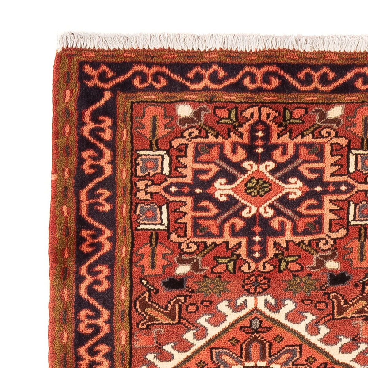 Tapis de couloir Tapis persan - Nomadic - 201 x 68 cm - rouge