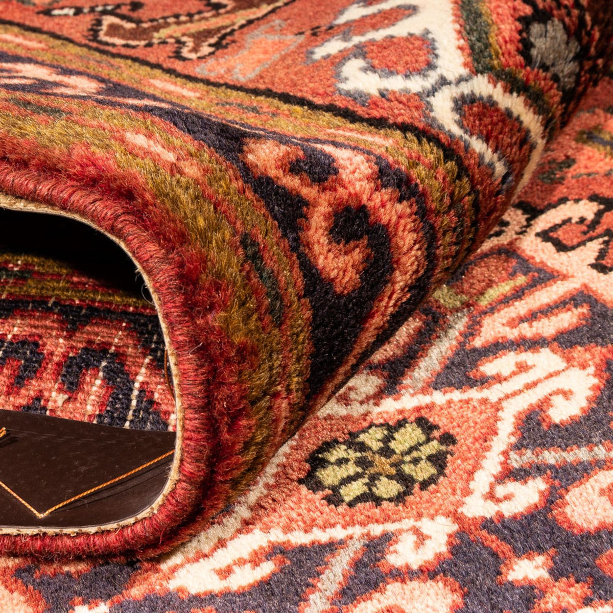 Tapis de couloir Tapis persan - Nomadic - 201 x 68 cm - rouge