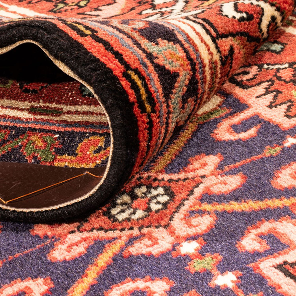 Tapis de couloir Tapis persan - Nomadic - 205 x 70 cm - rouge