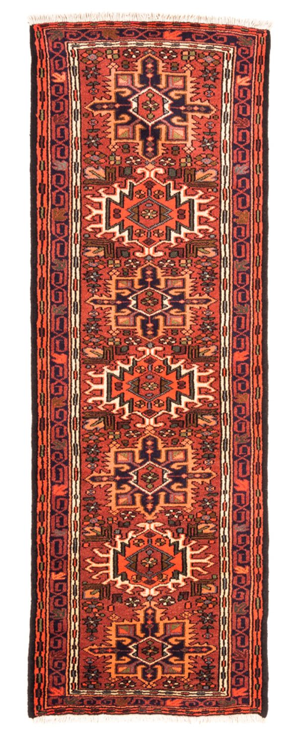 Tapis de couloir Tapis persan - Nomadic - 194 x 67 cm - rouge