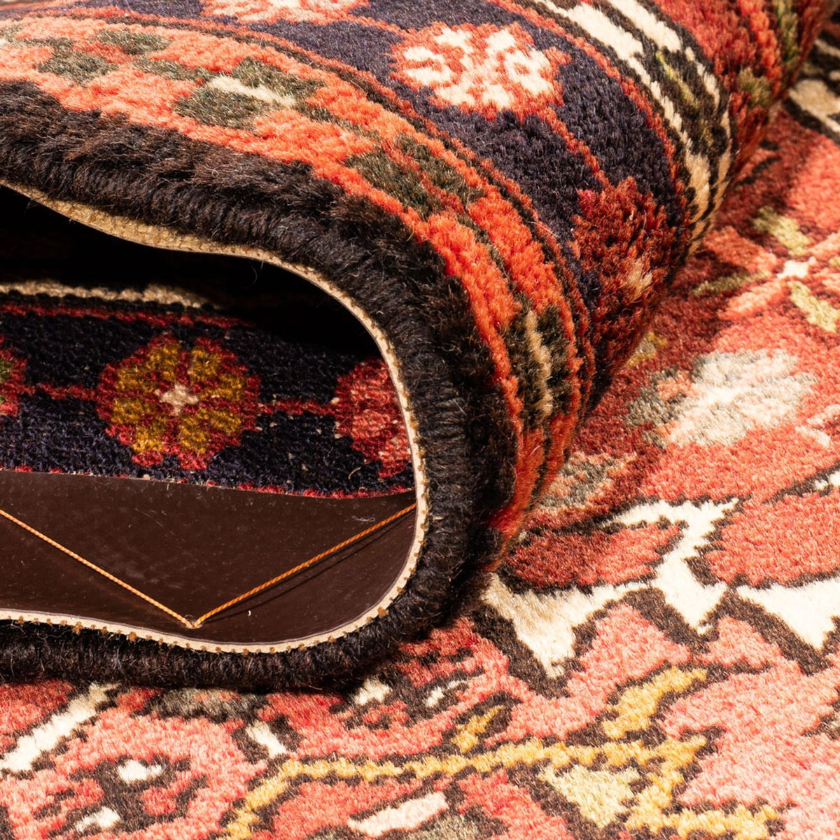 Tapis de couloir Tapis persan - Nomadic - 200 x 74 cm - rouge