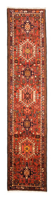 Tapis de couloir Tapis persan - Nomadic - 280 x 68 cm - rouge