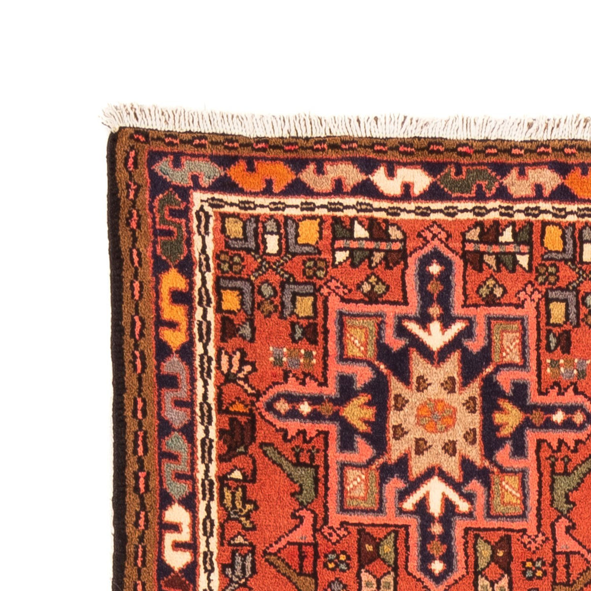 Tapis de couloir Tapis persan - Nomadic - 280 x 68 cm - rouge