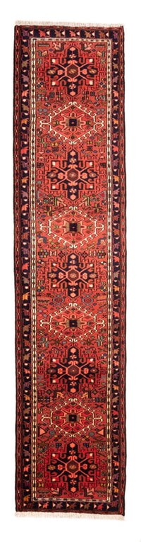 Tapis de couloir Tapis persan - Nomadic - 300 x 70 cm - rouge