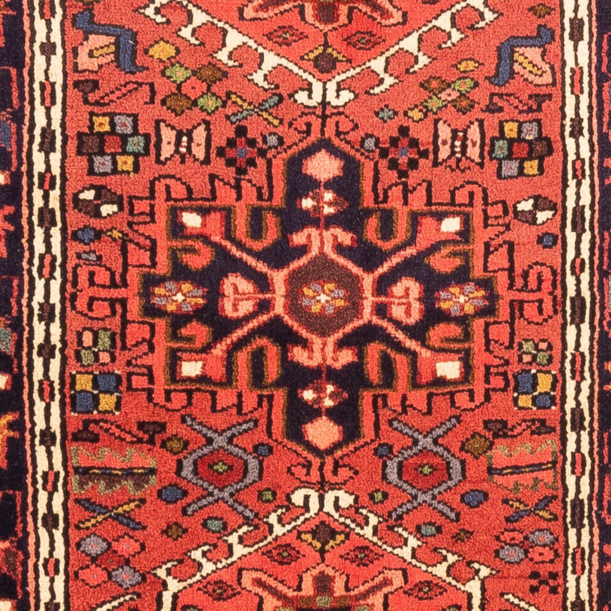 Tapis de couloir Tapis persan - Nomadic - 300 x 70 cm - rouge