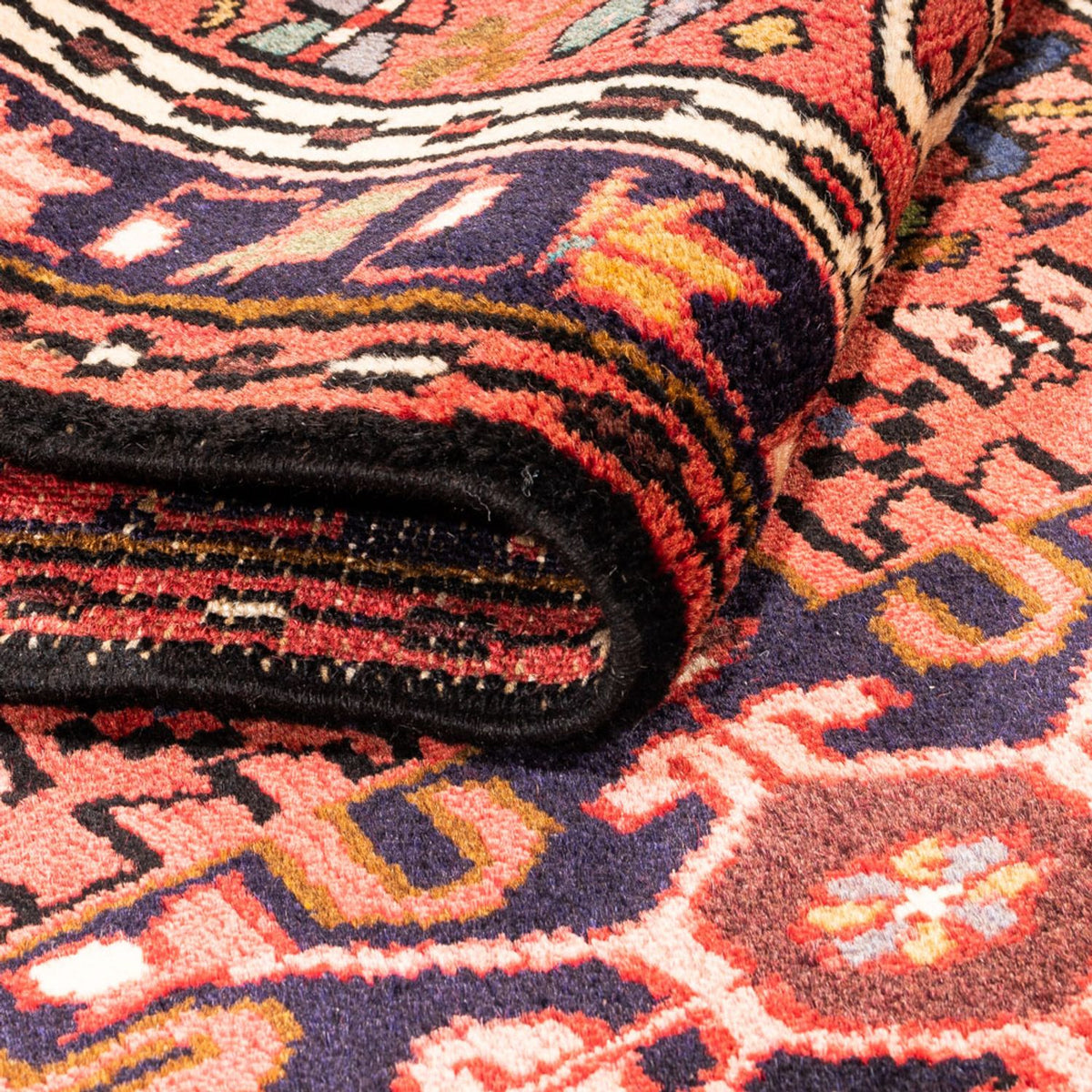 Tapis de couloir Tapis persan - Nomadic - 300 x 70 cm - rouge